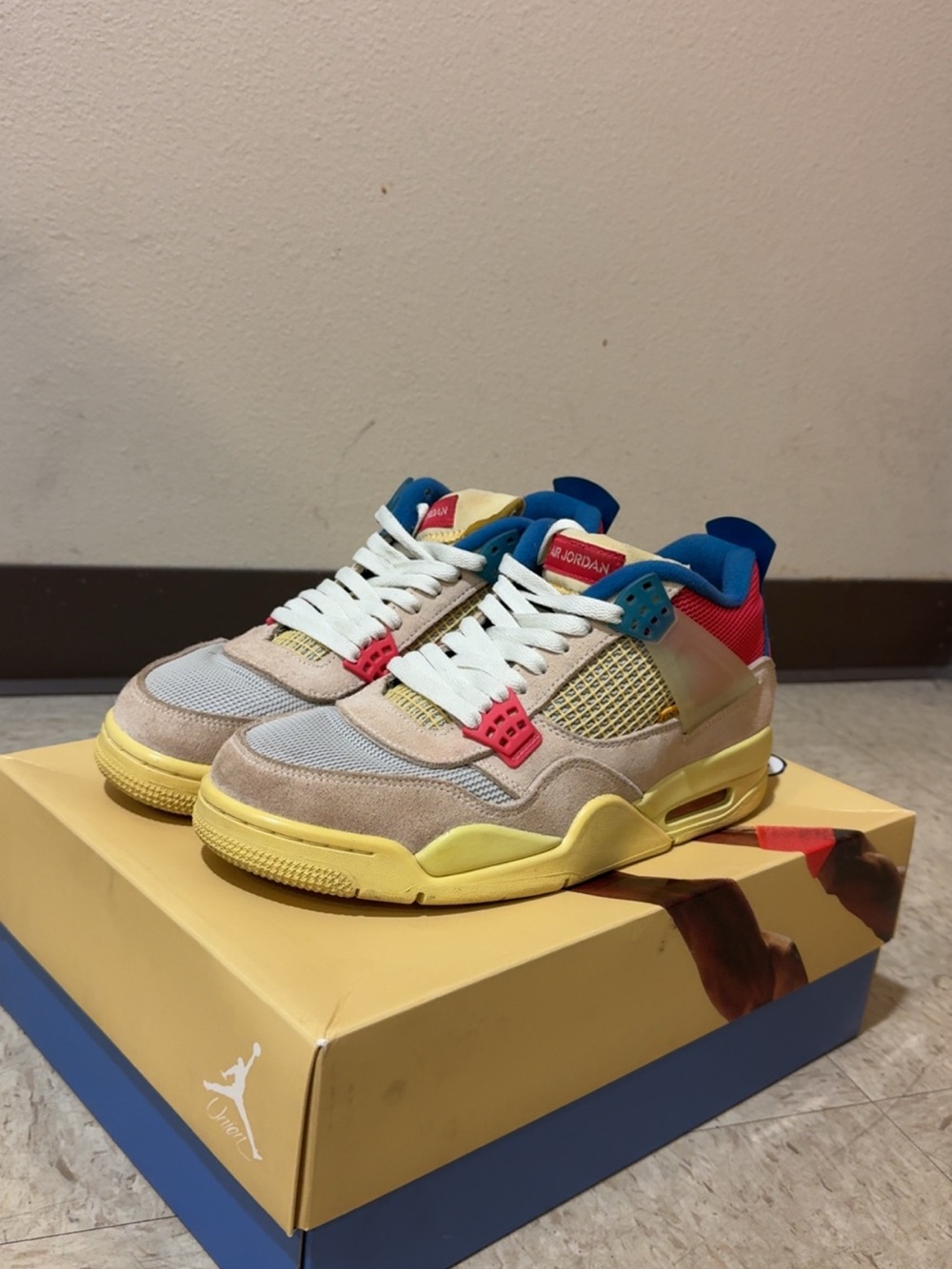 Union LA Jordan 4 Guava Ice Used